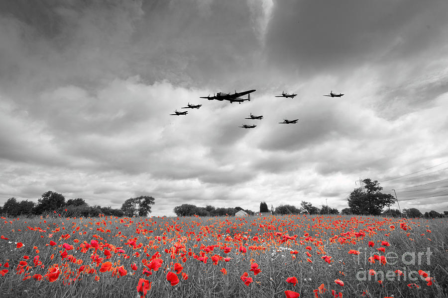  Battle Of Britain Anniversary - Selective Digital Art by Airpower Art