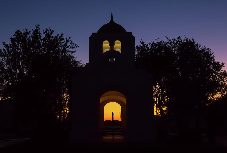  Bell Tower Sunset Photograph by Amy Sorvillo