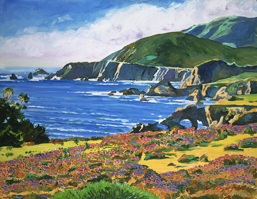  Big Sur Painting by David Lloyd Glover