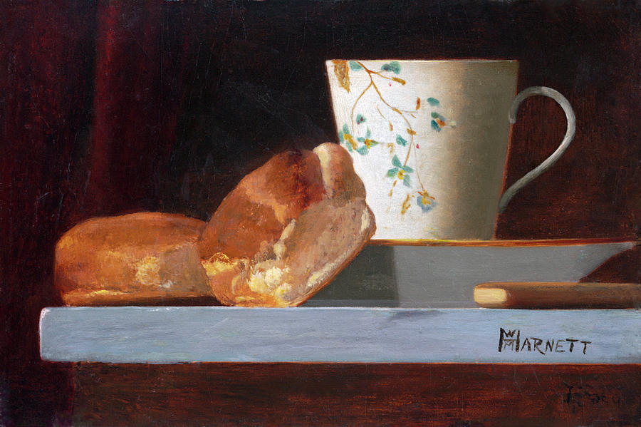  Breakfast Painting by John Frederick Peto 