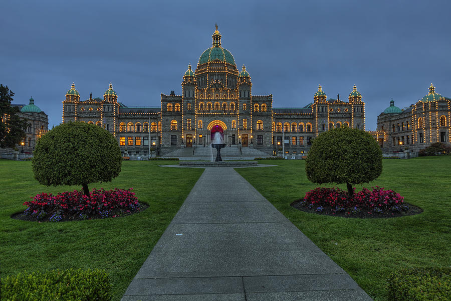  British Columbia Parliament Buildings Photograph by Mark Kiver