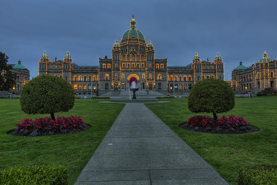 British Columbia Parliament Buildings Photograph By Mark Kiver - Fine ...