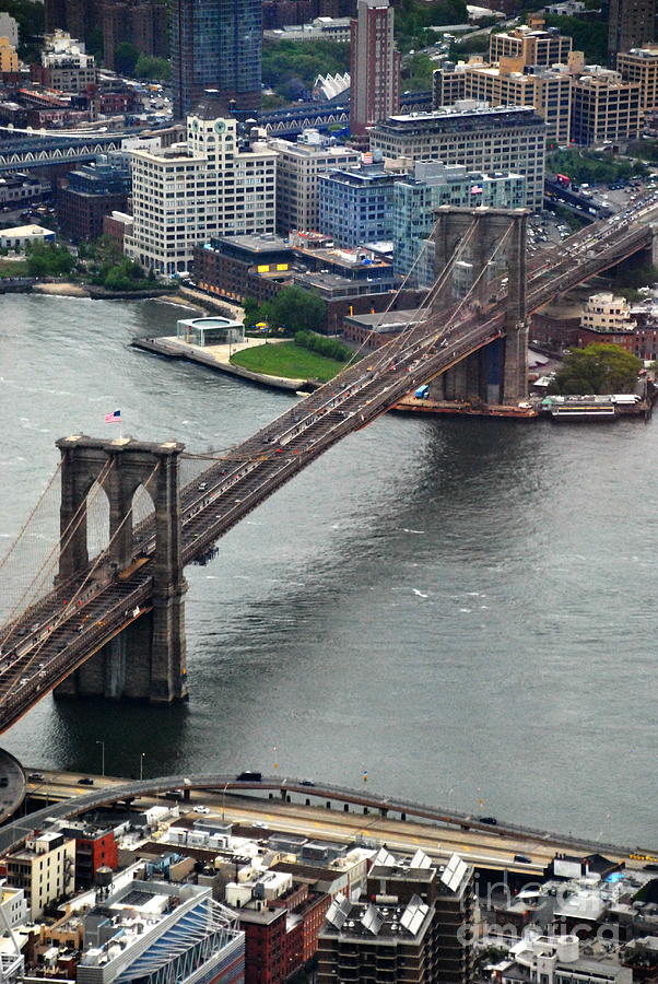  Brooklyn Bridge from One Observatory Photograph by Jacqueline M Lewis