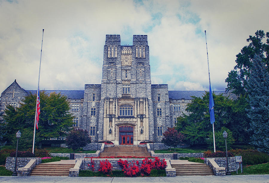 Burruss Hall Photograph by Kathy Jennings - Fine Art America