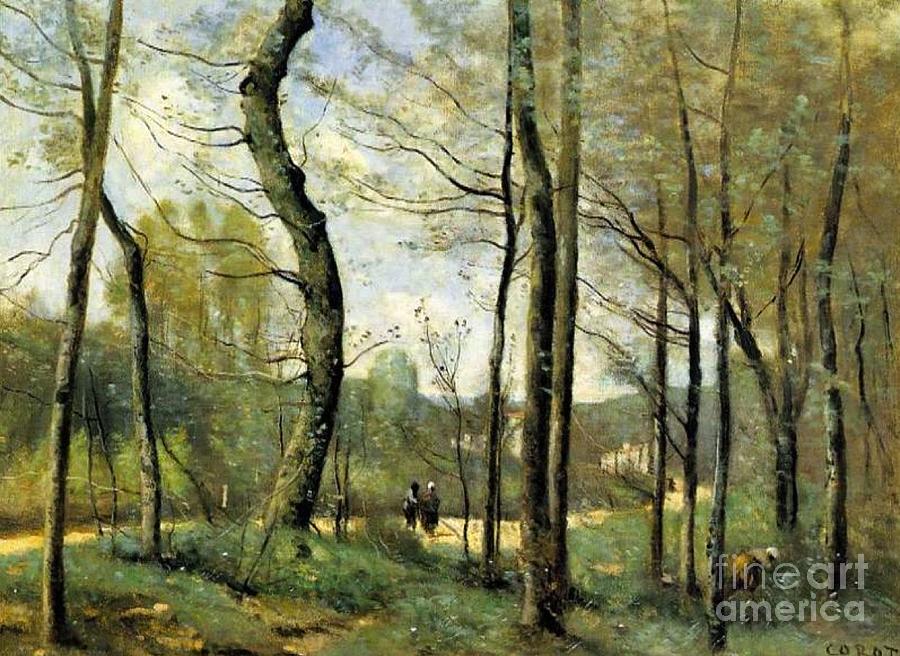  Camille Corot Painting by MotionAge Designs