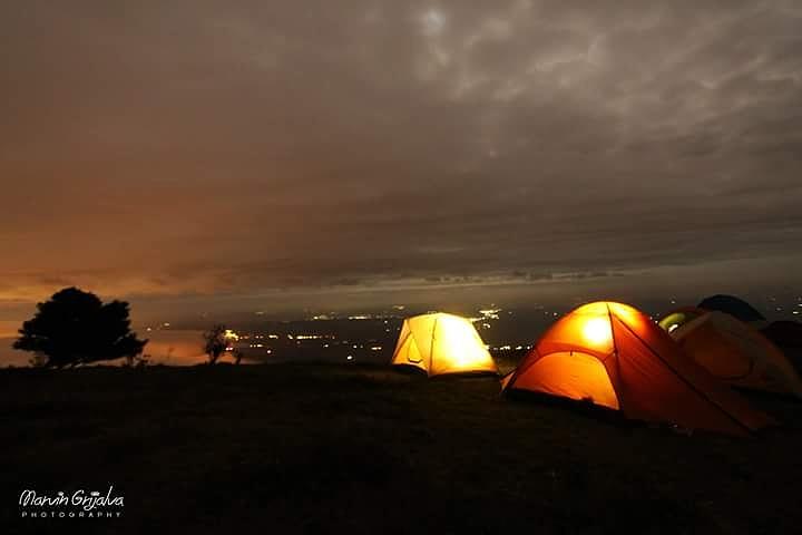  Camping at Pacaya Volcano Pyrography by Guate Passport