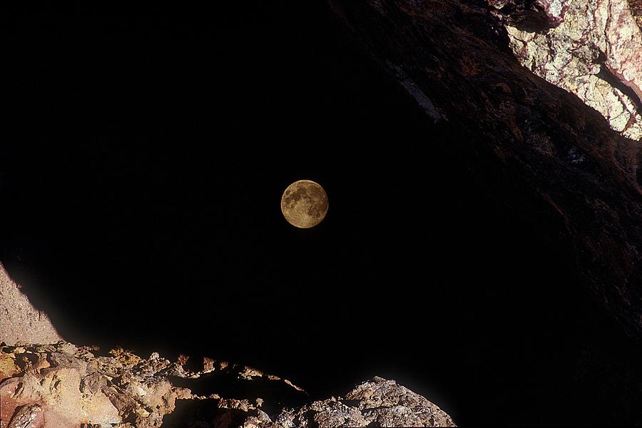 Cave Moon Photograph