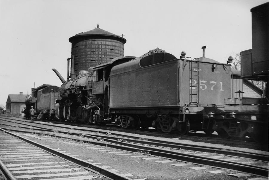  Chicago And North Western Steam Engine in Marinette Wisconsin Photograph by Chicago and North Western Historical Society