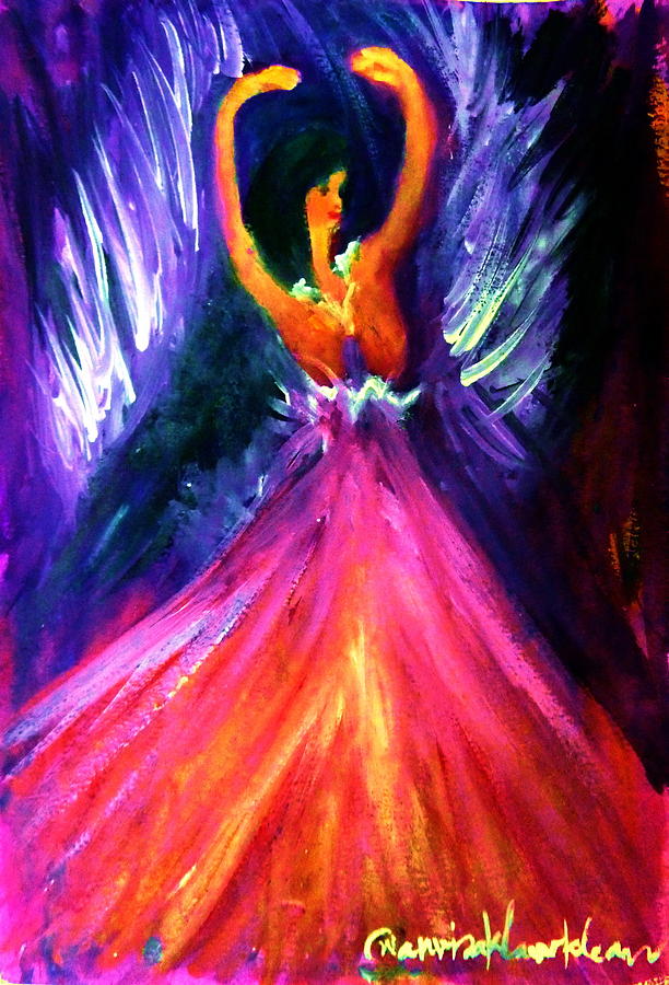  Dancing Painting by Wanvisa Klawklean
