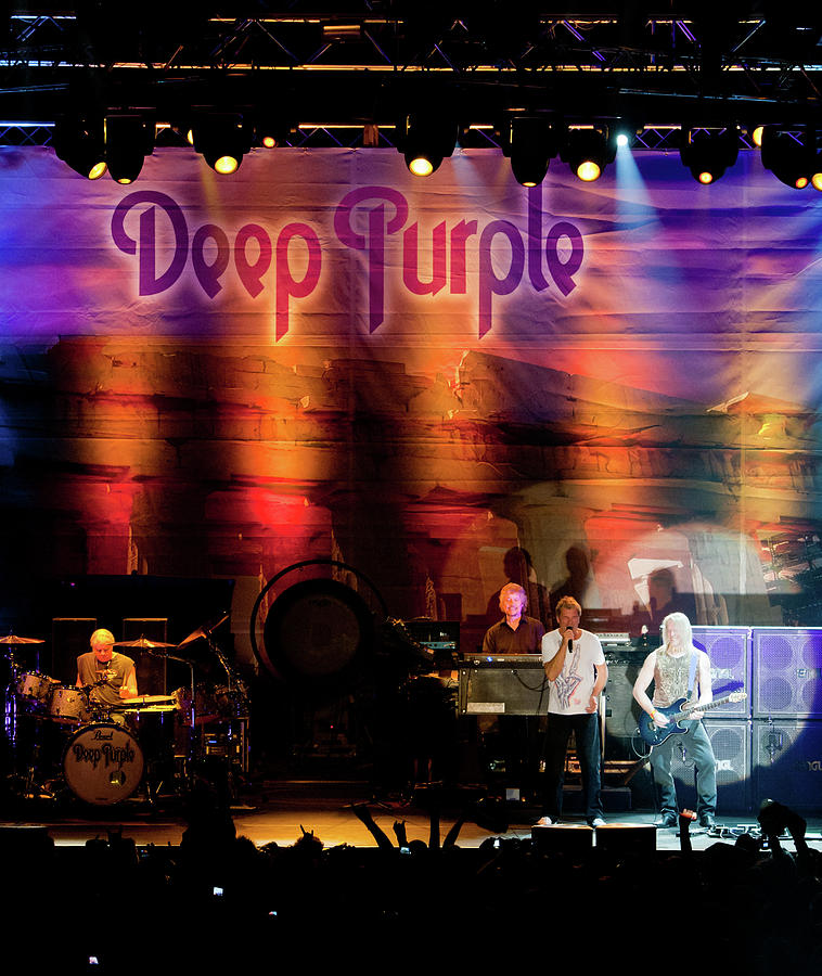  Deep Purple rock band  live in Cyprus Photograph by Michalakis Ppalis