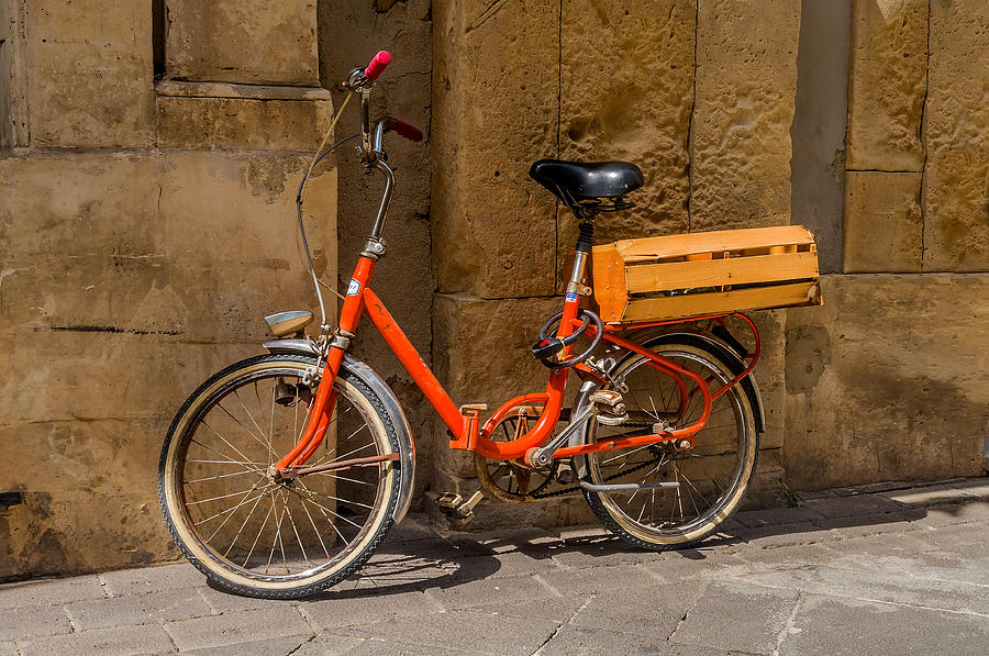  Delivery Bicycle Syracuse Sicily Photograph by Xavier Cardell