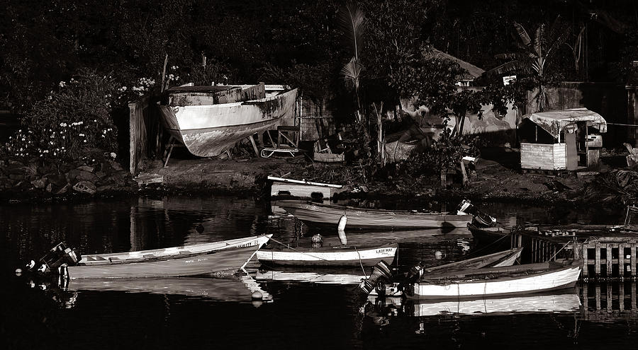  Fishing Boats- St Lucia Photograph by Chester Williams