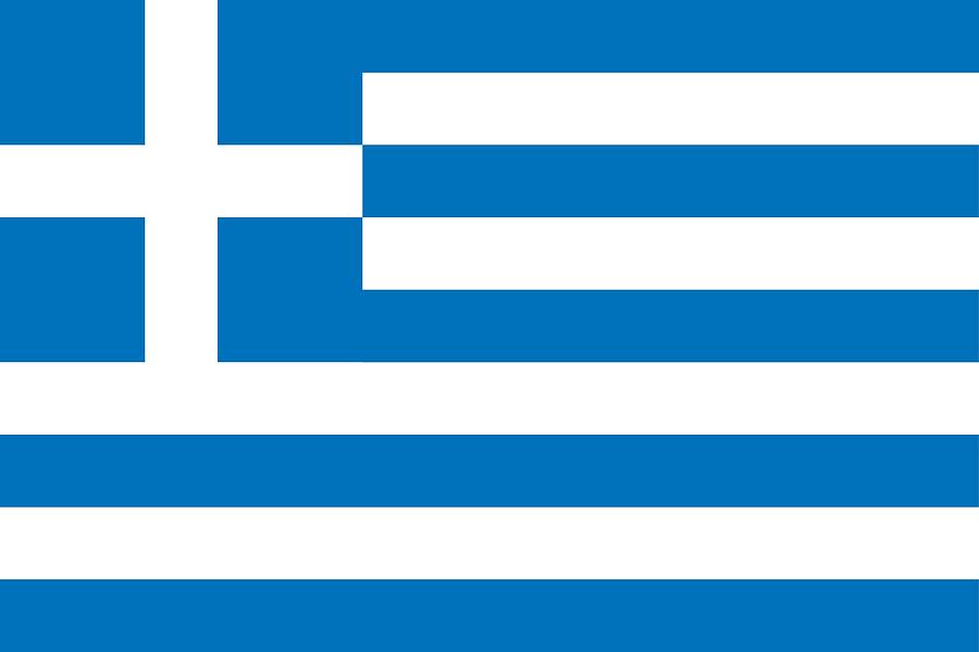  Flag of Greece Painting by Unknown
