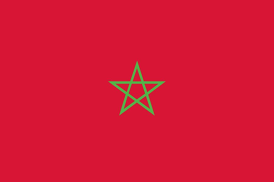 Flag of Morocco Painting by Unknown - Fine Art America