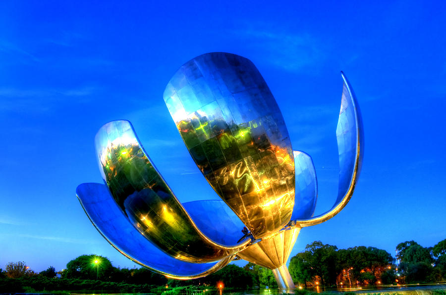Architecture Photograph -  Floralis Generica by Kobby Dagan