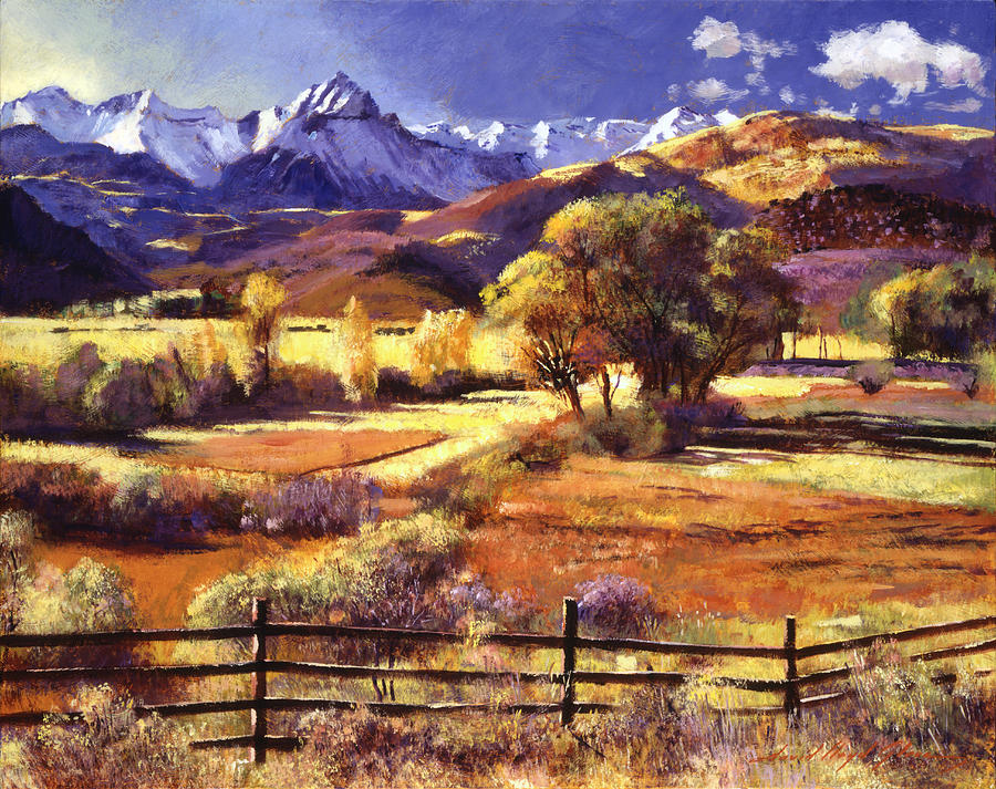  Foothills Ranch Painting by David Lloyd Glover