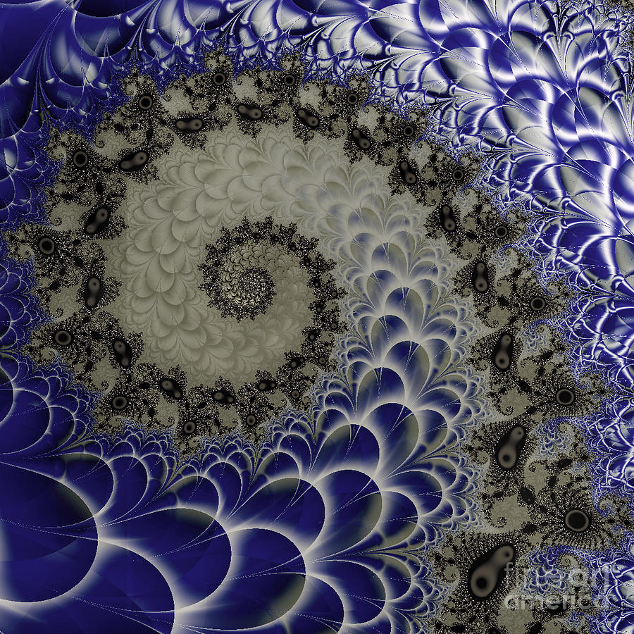 Fractal Spiral Poster Digital Art by David Smith - Fine Art America