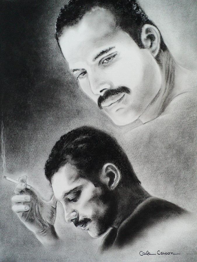  Freddie Mercury of Queen  Drawing by Carla Carson