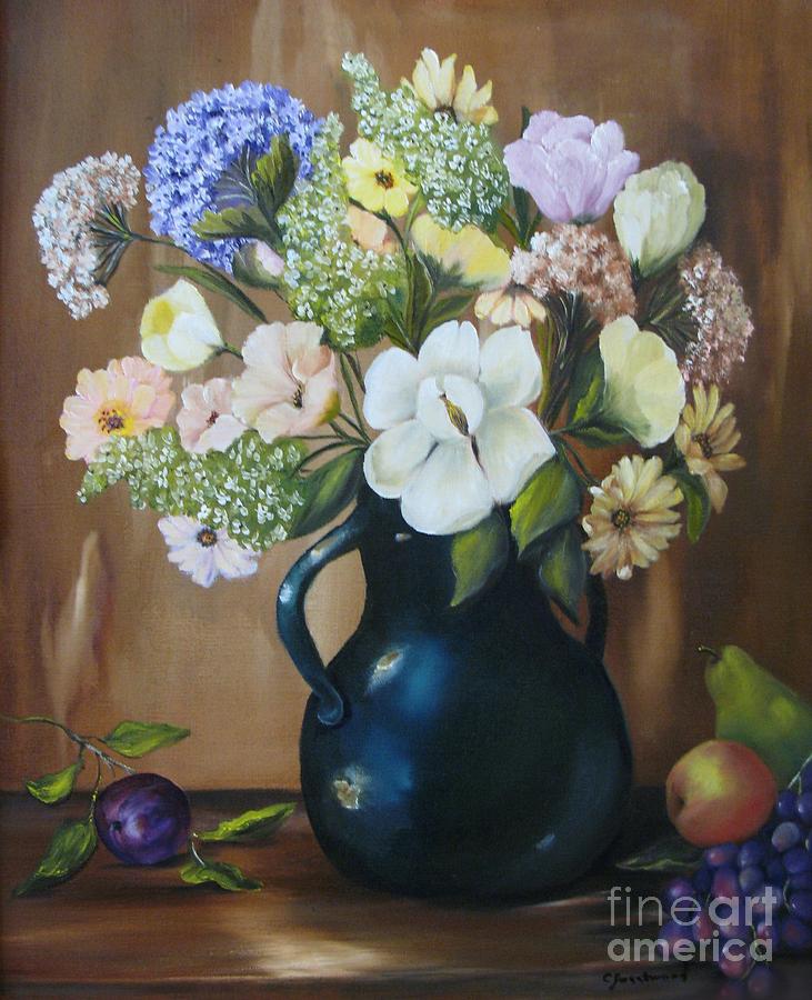  Garden Bouquet Painting by Carol Sweetwood