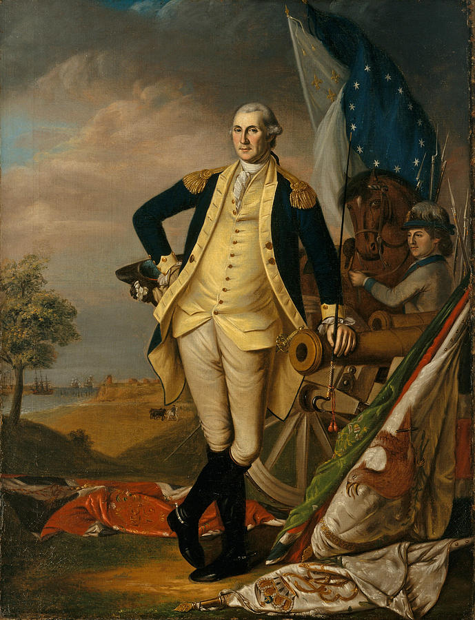  George Washington  #4 Painting by James Peale