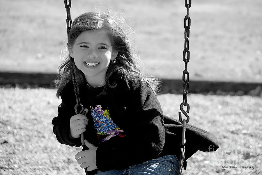  Girl On a Swing Photograph by Dyle   Warren