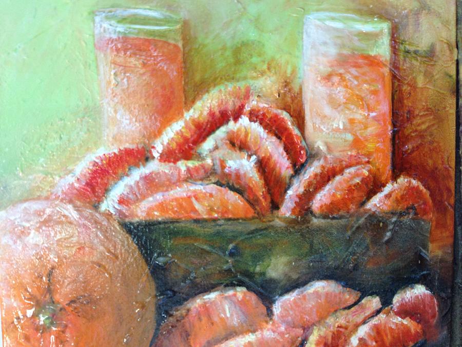  Mandarin oranges  Painting by Chuck Gebhardt