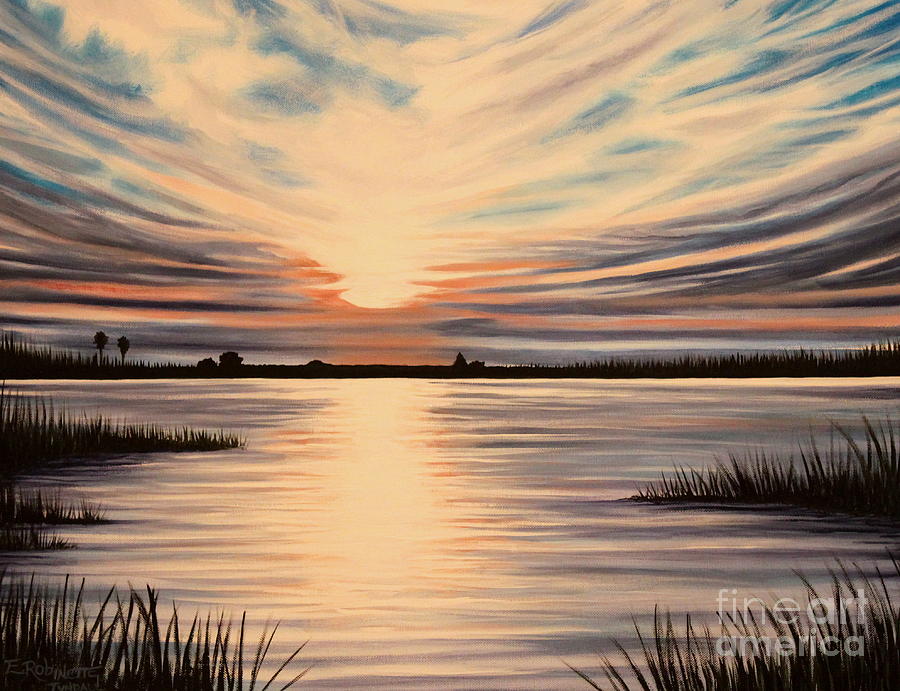  Highlights of a Sunset Painting by Elizabeth Robinette Tyndall