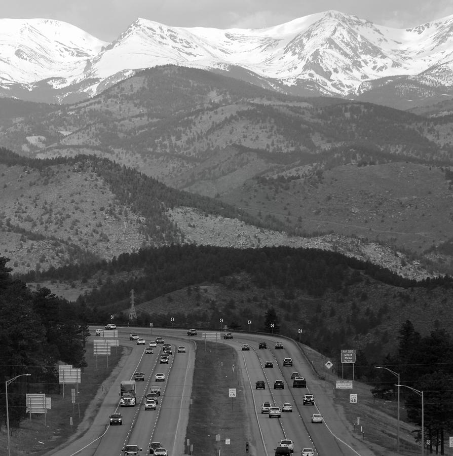  I-70 Mountain Corridor  Photograph by Fiona Kennard
