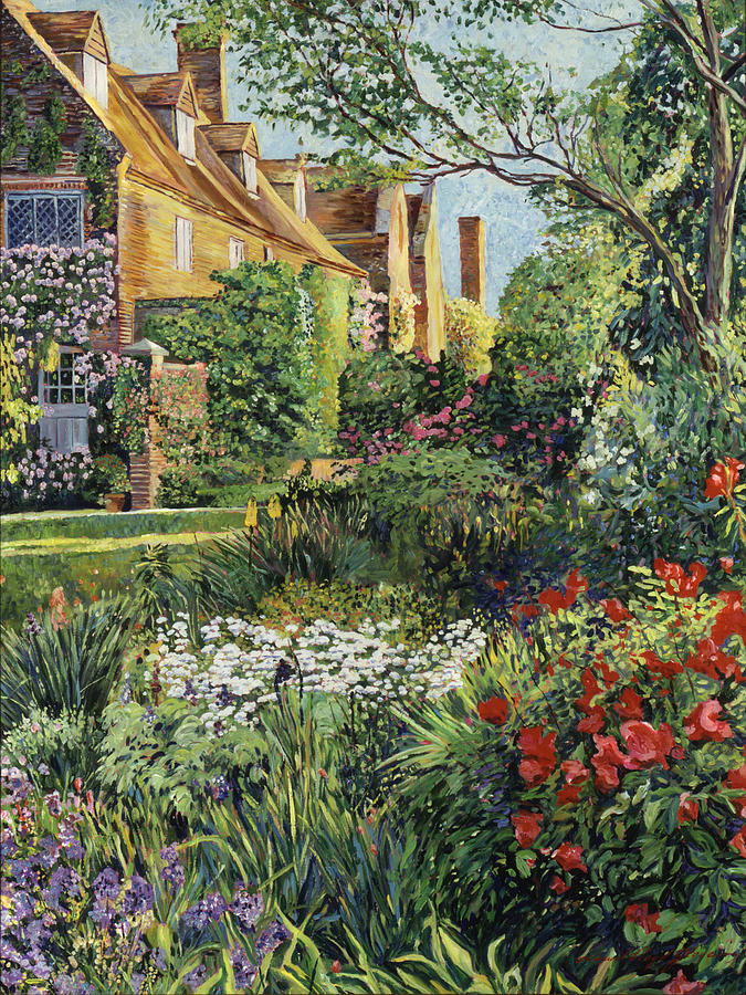 Flower Painting -  Impressions Of Sissinghurst by David Lloyd Glover