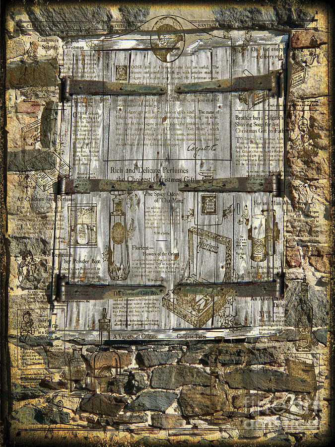 Stone Photograph - In The News Vintage Hay Barn Door by Heinz G Mielke Stone Photograph - In The News Vintage Hay Barn Door by Heinz G Mielke