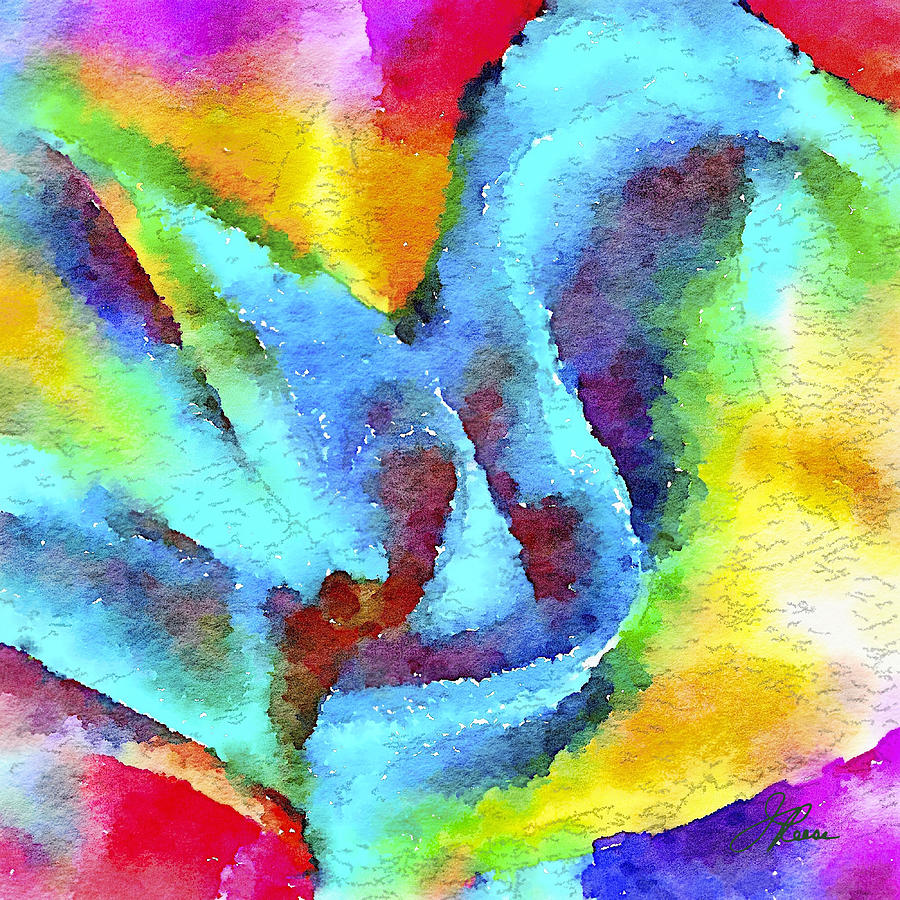  Intuitive watercolor Painting by Joan Reese