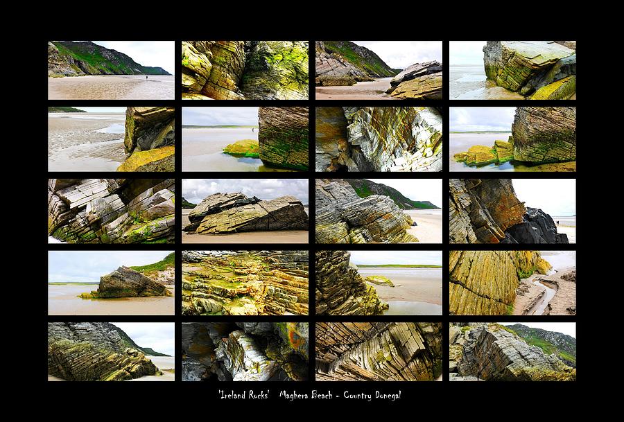  Ireland Rocks  Series  - Maghera Beach - Country Donegal Photograph by Lexa Harpell