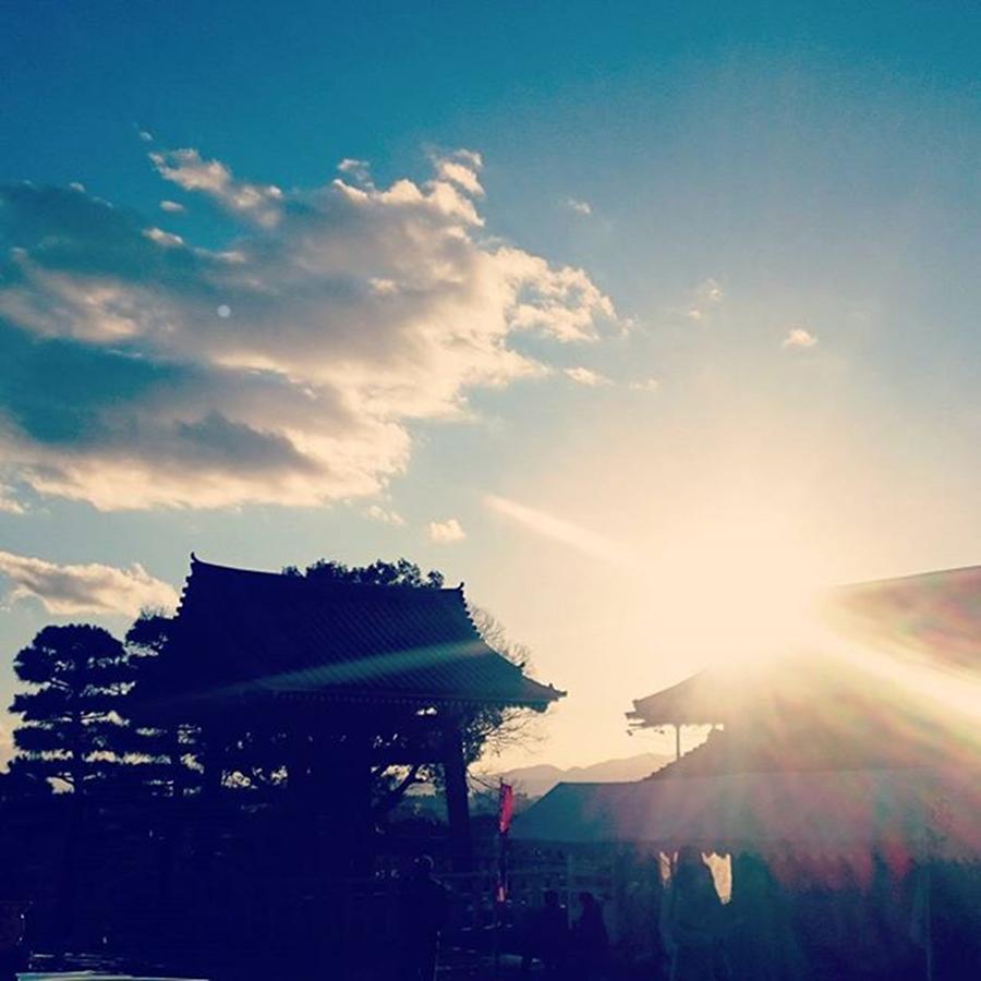Sunset Photograph - 日が沈む…。 #kyoto #sunset by D H