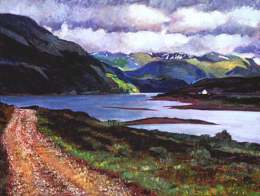 Lakeshore Road Scotland Painting