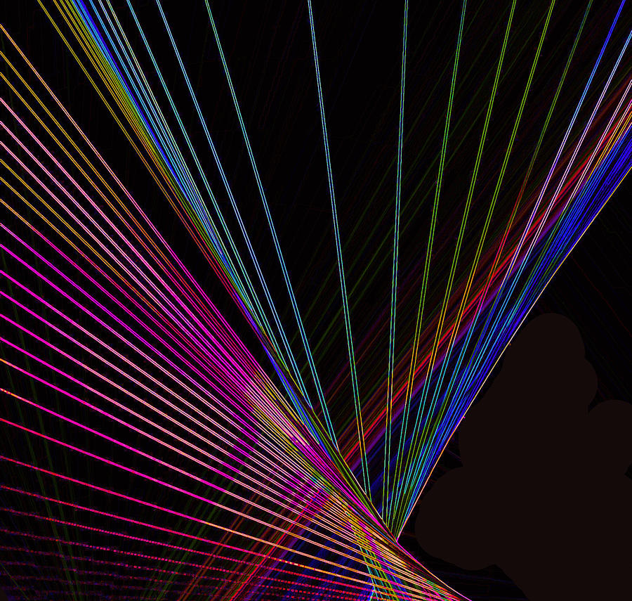 Laser Abstract Digital Art by Art Spectrum