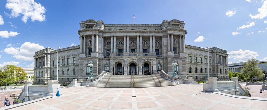 Library of congress panorama Photograph by Hung Nguyen Long - Fine Art ...