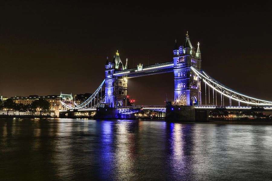  London at night Tower Bridge, Photograph by Chris Smith