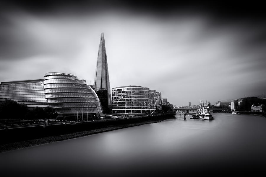 London Photograph -  London City and The Shard.  by Ian Hufton