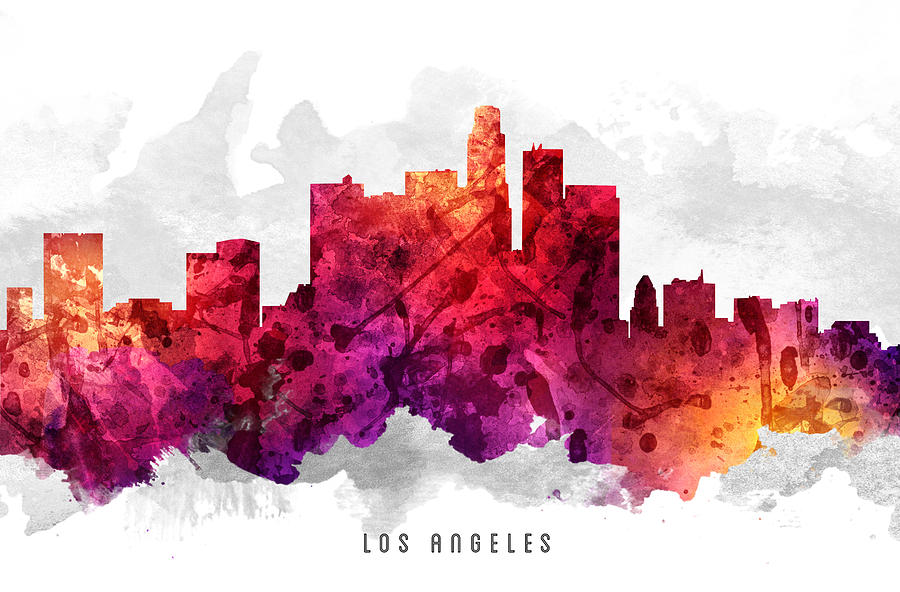 Los Angeles California Cityscape 14 Painting