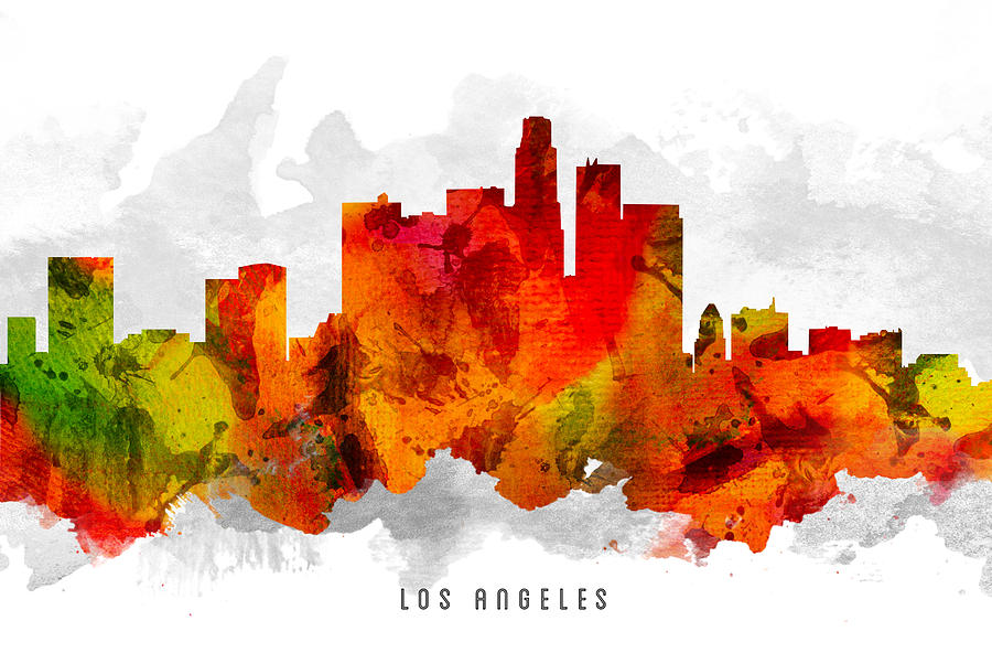 Los Angeles California Cityscape 15 Painting
