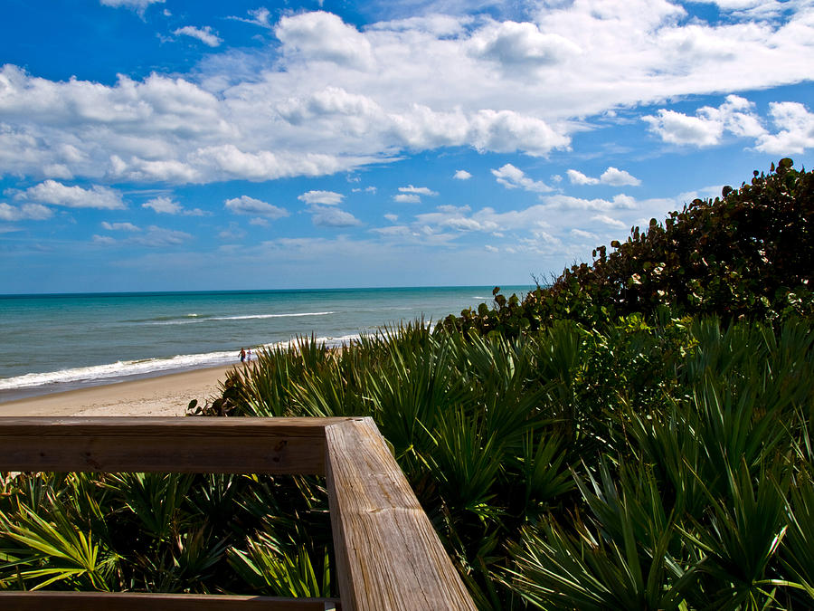 Melbourne Beach On The East Coast Of Florida Photograph by ...