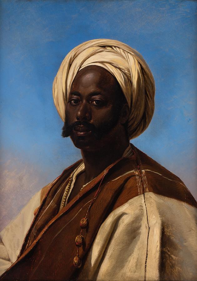  Middle Eastern Muslim Man Painting by Eugene Verboeckhoven