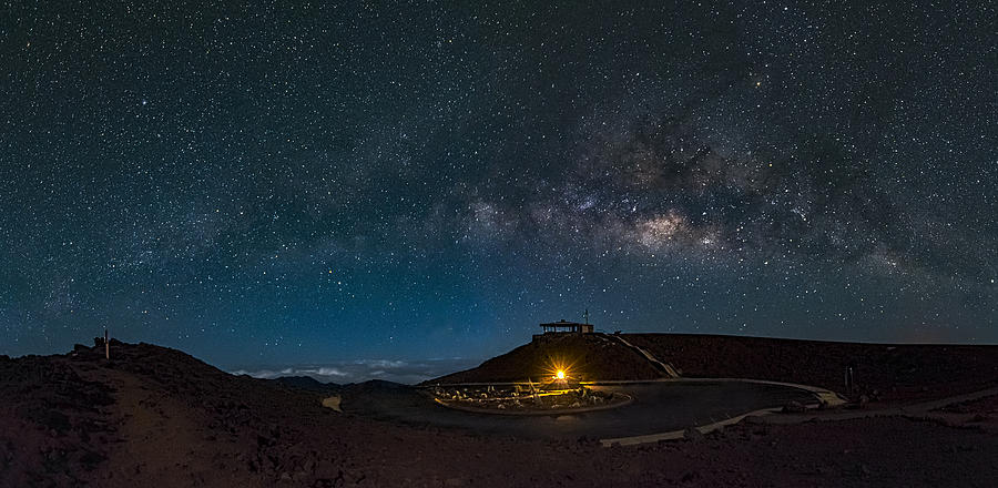 Milky Way Over Haleakala Photograph By David Attenborough