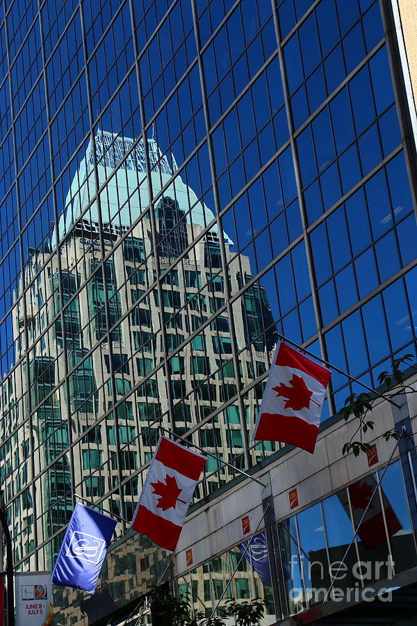  Modern Architecture - City Reflection Vancouver  Photograph by Christiane Schulze Art And Photography