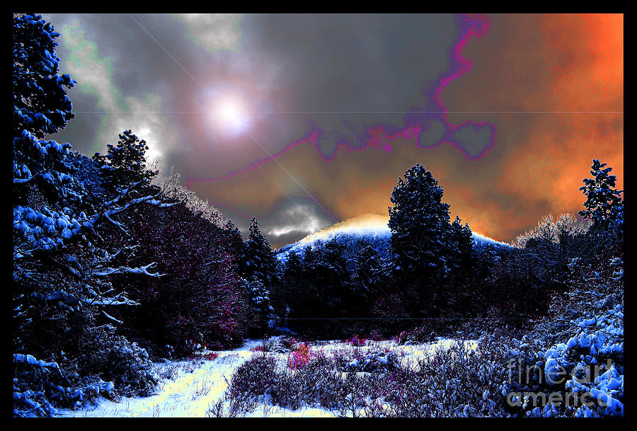 Wilderness Photograph - Moonrise on Kiva Mountain by Susanne Still Wilderness Photograph - Moonrise on Kiva Mountain by Susanne Still