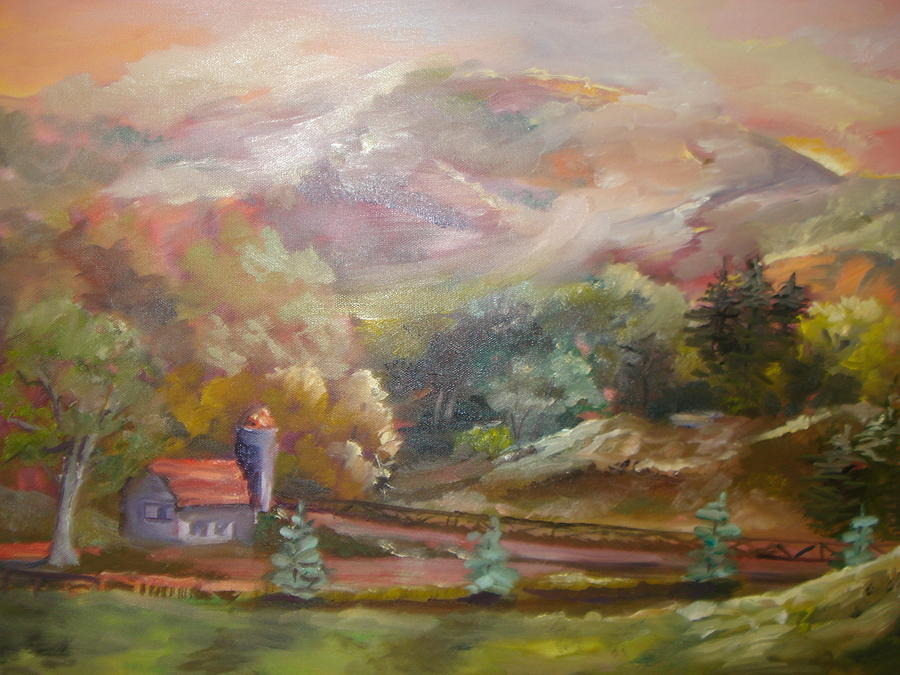 Morning on the Mountain Painting by Marilyn Masters - Fine Art America