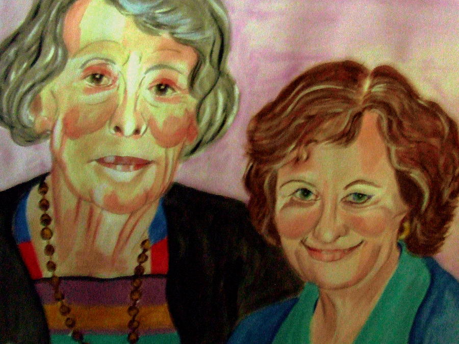  Mother and Daughter Painting by Rusty Gladdish