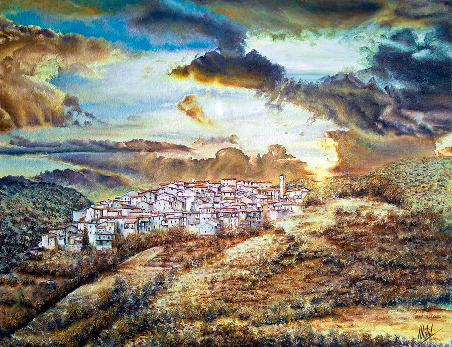  Moving Clouds Painting by Michelangelo Rossi