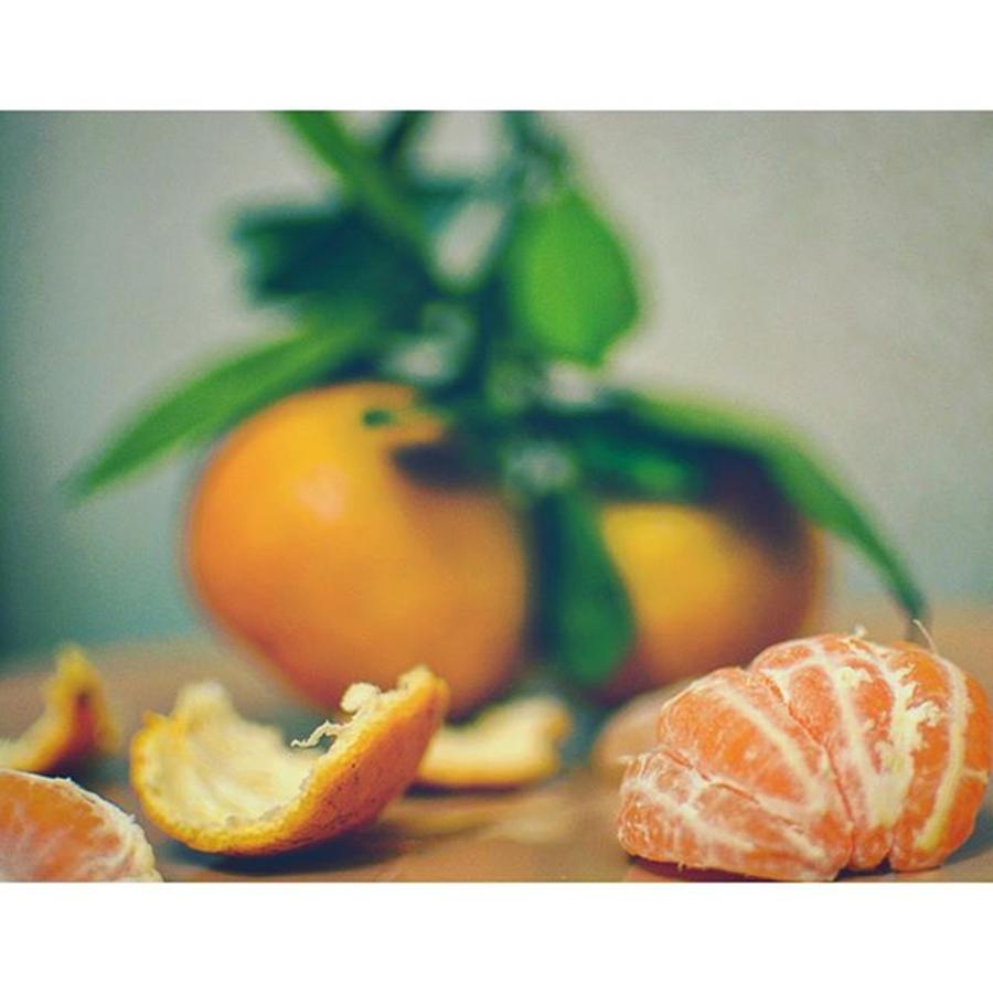 Fruit Photograph - Мандариновое by Nataly Yanish