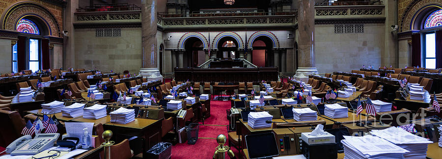  New York State Assembly Chamber Photograph by Thomas Marchessault